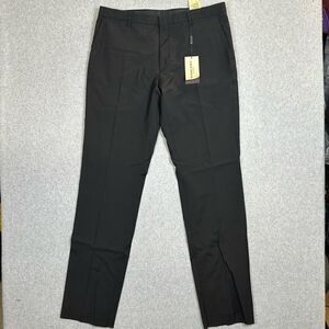 Burberry London Men's Black Virgin Wool Dress Pants NWT Size US 42